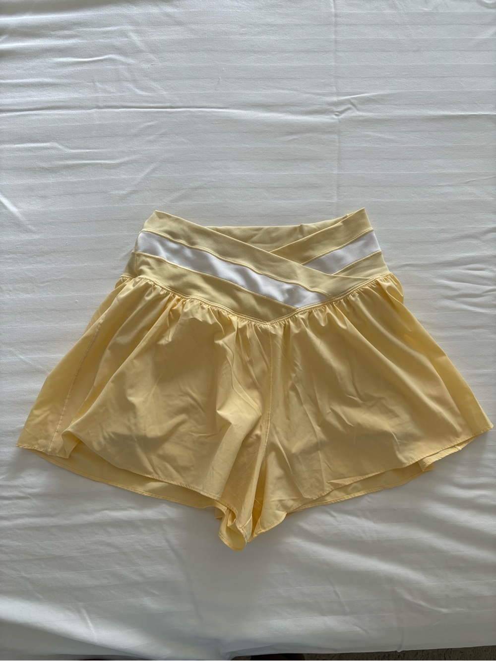 Aerie Offline Yellow Shorts